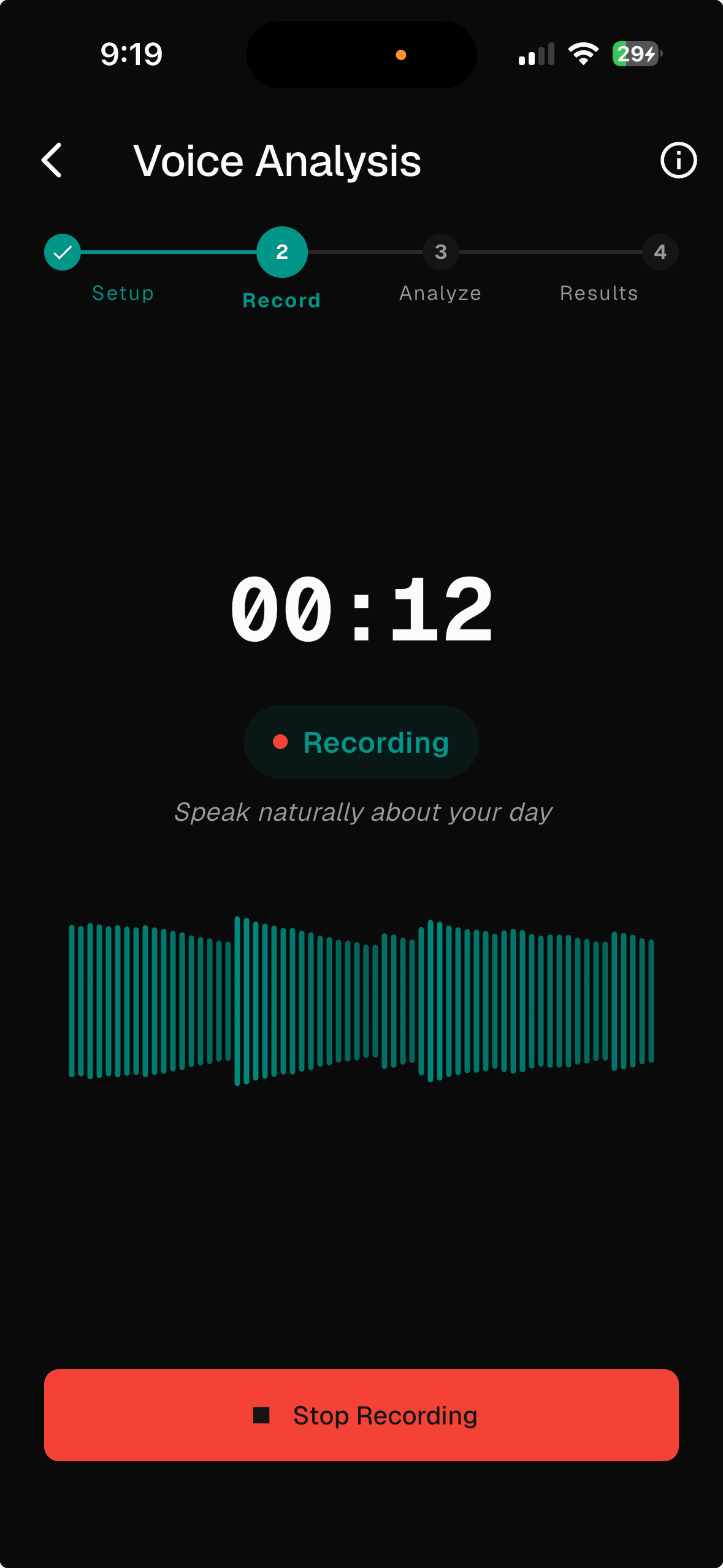 Sunu Voice Analysis